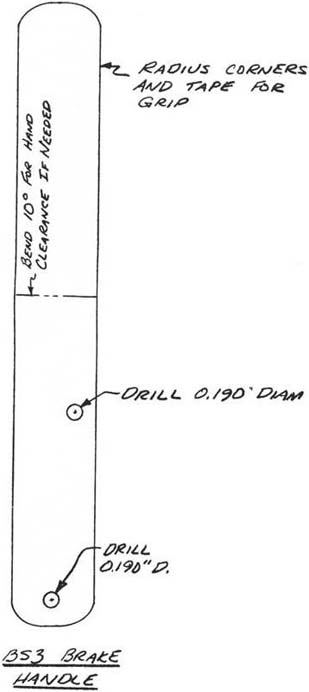 Q2 BS3 Single Brake Handle Diagram