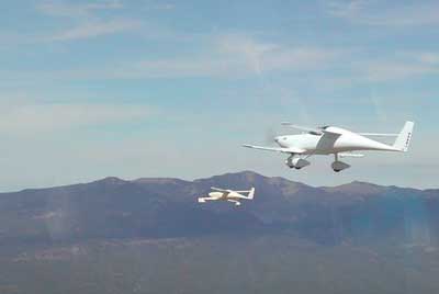 Bruce and Jon over New Mexico