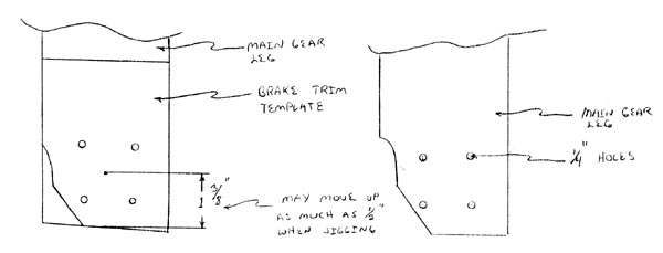 Main Gear Brackets