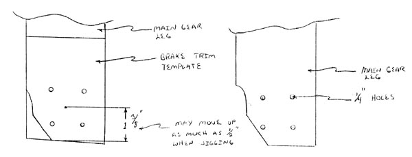 Main Gear Brackets