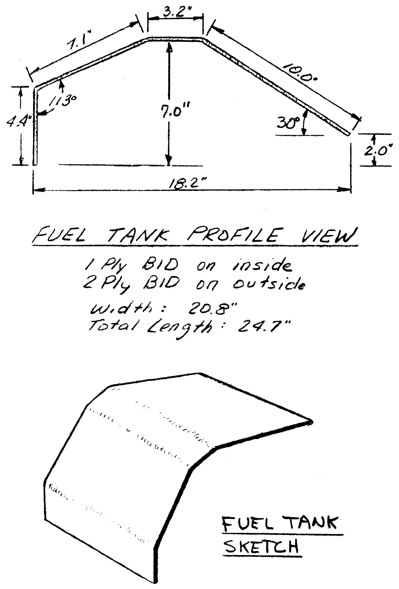 Quickie Fuel Tank Profile