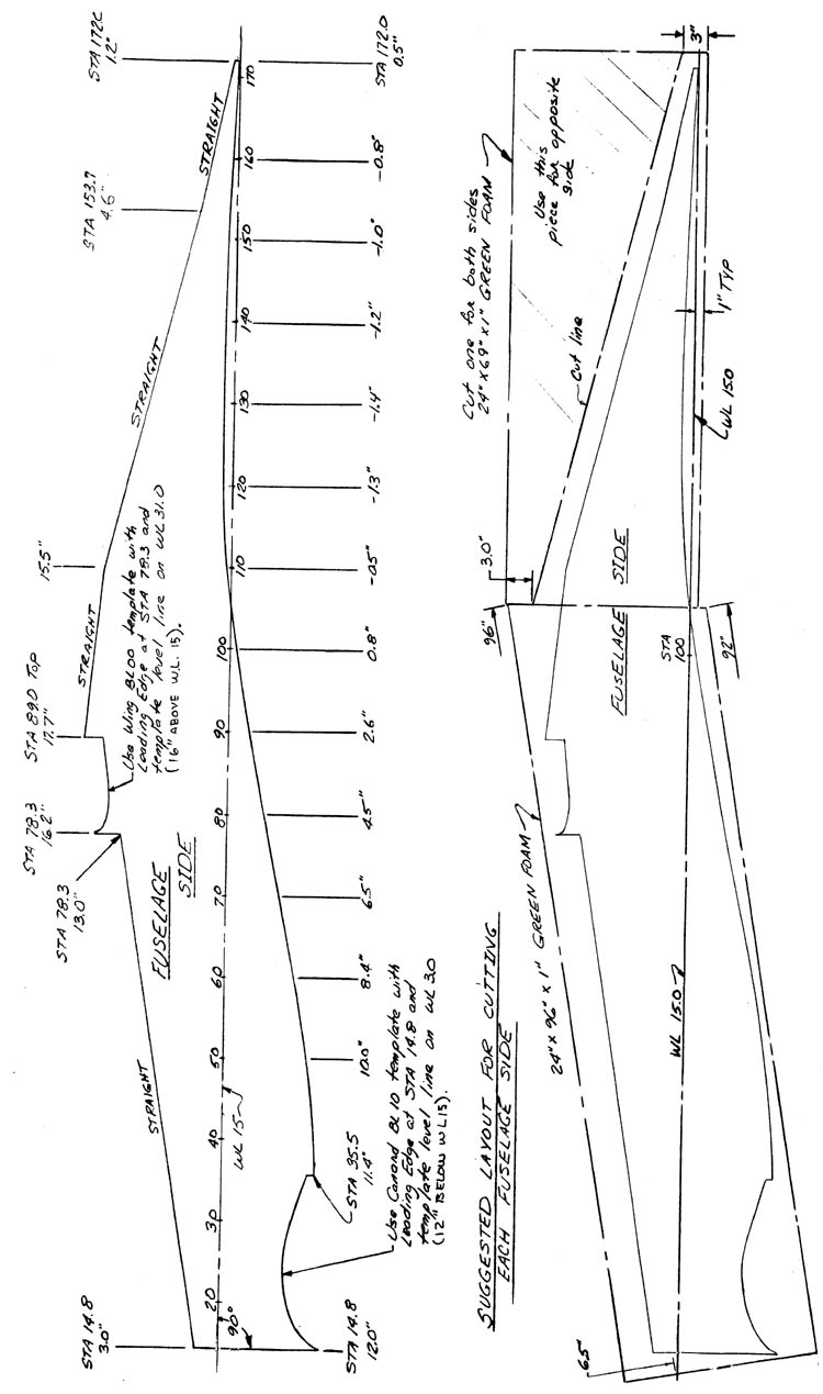 Quickie Fuselage Layout