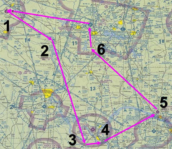 2011 Big Muddy Air Race Course