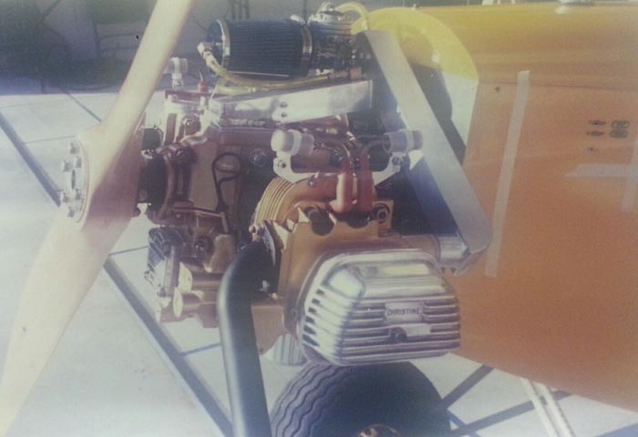 Christine Aero Engines - 2 Cylinder VW - Installed